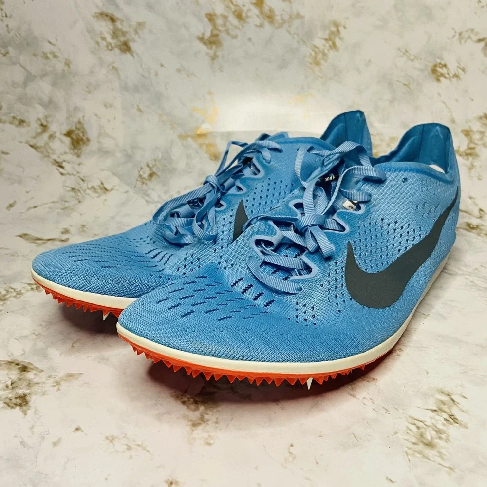 Nike Zoom Matumbo 3 Track Spikes Shoes Mens Light Blue Men's 14